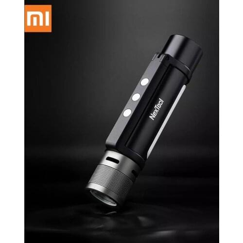 Xiaomi NexTool Outdoor 6 in 1 LED Flashlight Ultra Bright Torch Waterproof Camping Night Light Zoomable Portable Emergency Light