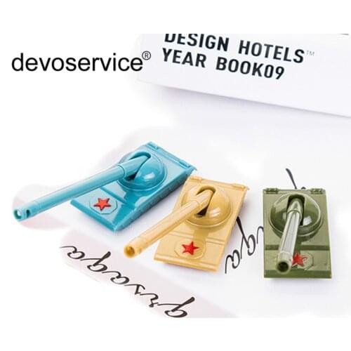 2 Pcs/Lot Kawaii Cartoon Tank Modeling Gel Pen 0.5mm Black Refill Cute Stationery For Children Gifts School Office Supplies 2018