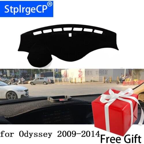 For honda Odyssey 2009-2014 dashboard mat Protective pad Shade Cushion Pad interior sticker car styling accessories