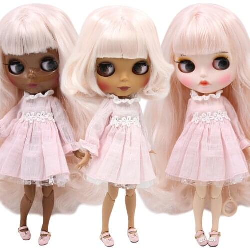 ICY DBS Blyth Custom Doll No.BL2352/136 Pale Pink hair 1/6 bjd anime ob24
