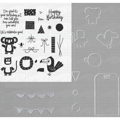 Animal Metal Cutting Dies and Stamps Stencils For DIY Scrapbooking Photo Album Decor Die Cut Embossing Paper Card Crafts Making