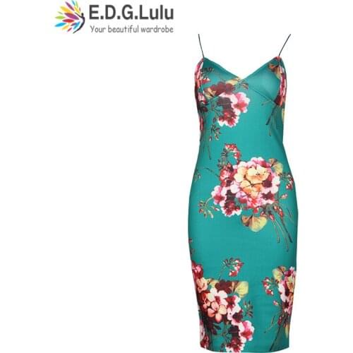 Mini dress chic sexy casual club beach party elegant rose floral printed sleeveless gatsby sundress halter 2018 summer women