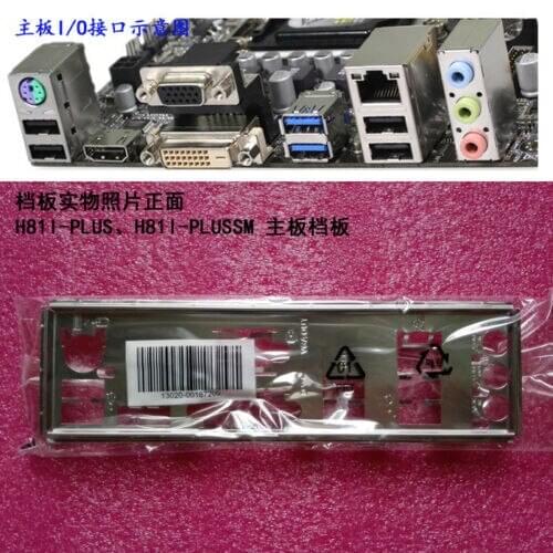 Original IO I/O Shield BackPlate Blende Bracket For Asus H81I-PLUS , H81I-PLUSSM