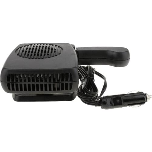 Portable Car Defroster & Defogger 2 in 1, 12V Car Fan Cooling/Heater - Fast Heating Easy Defrost Removal, with Rotating Holder