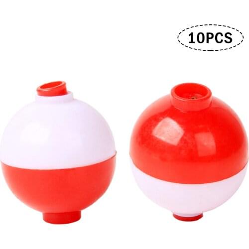Fishing Float Fish Accessories 10 Packs Plastic Push Button Fishing Floats Fish Fishing Tackle Accessories