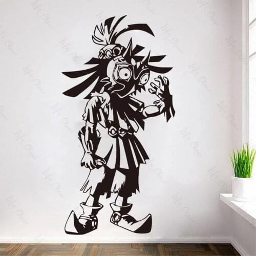 Popular Games Zelda Legend Game Anime Characters Family Wall Removable Polyethylene Sticker kid room decoration