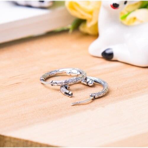 Memnon silver 925 jewelry earing New spring bird hoop earrings for women 925 sterling silver earring fine Jewelry ER482