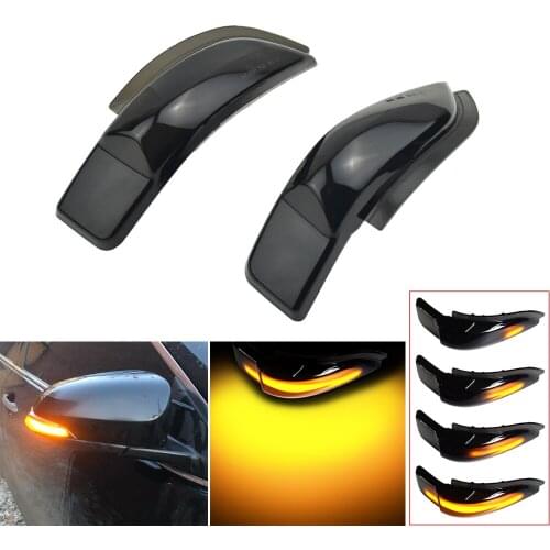 LED Turn Signal Light Dynamic Mirror Repeater Blinker Indicator For Toyota Corolla Camry Prius C Avalon RAV4 Sequential Lamp