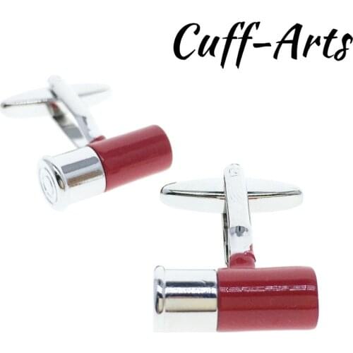 Cufflinks for Men Red Cartridge Cufflinks Mens Cuff Jewelry Mens Gifts Vintage Cufflinks Gemelos by Cuffarts C10347