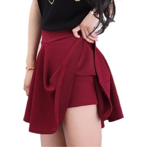 Clobee 2020 Woman Shorts Skirt Formal High Waist Sexy Office Lady Skirts Female Elastic Mini Skirt Autumn Women Skirt