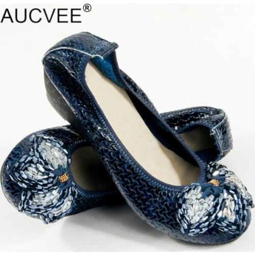 2021 Fashion Women Wedge Shoes Genuine Leather Round toe High Heels Pumps Woman Mom Shoes String Bead Bow Office Lady Blue Shoes