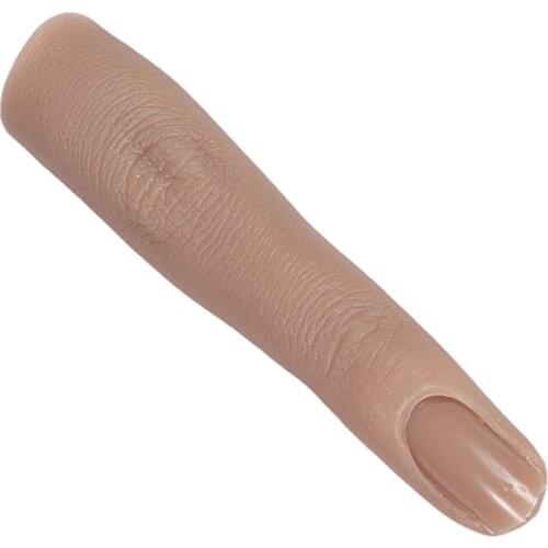 Practice Finger Model Tool UV Gel Manicure Nail Tools Nail Art Silicone Adjustable DIY Acrylic for Training 1pc