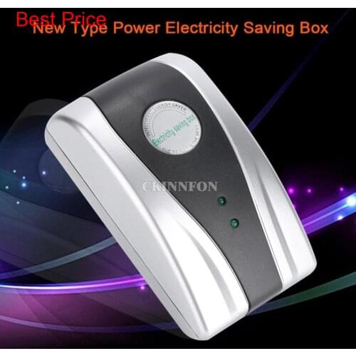 100Pcs/Lot Power Electricity Saving Box Household Power Energy Electricity Money Saver 90V-250V With European/UK/US/AU Socket