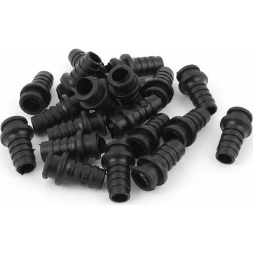 UXCELL 20PCS Hot Sales Rubber Strain Relief Cord Boot Protector Wire Cable Sleeve for Cellphone Charger for Aviation Plug