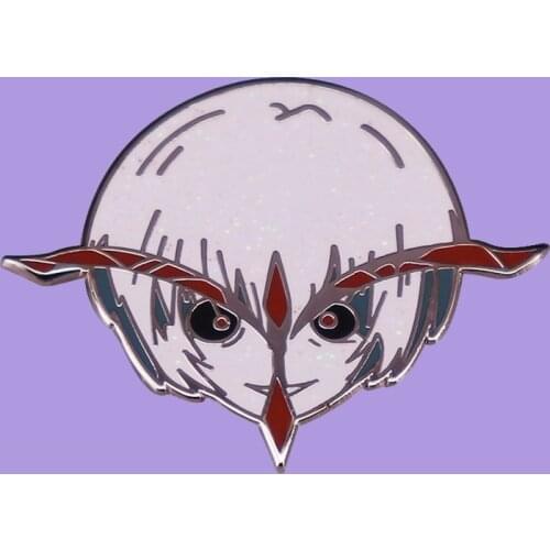 Evangelion EVA Ayanami Rei Cartoon Glitter Brooch Pins Enamel Badges Lapel Pin Brooches Jackets Jeans Fashion Jewelry Ac