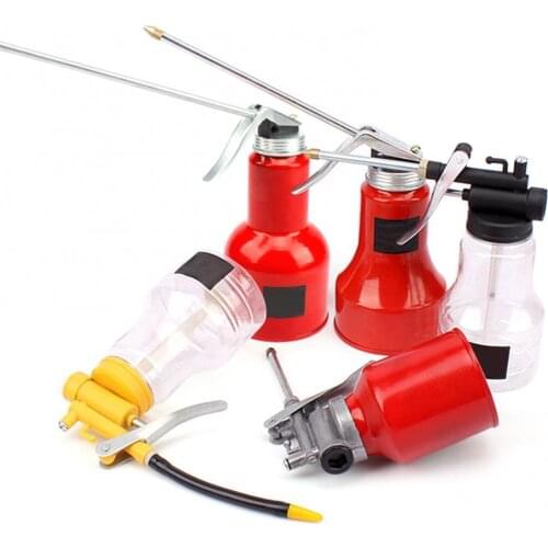 Dropshipping Plastic Aluminum Cover Hand Push High Hydraulic Press Oil Can Spray Pot Pump