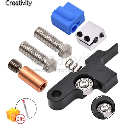Artillery Sidewinder X1 Genius Titan Extruder Parts Titan Extruder Idler Arm Bimetal pipe For 1.75mm Volcano Copper Nozzle