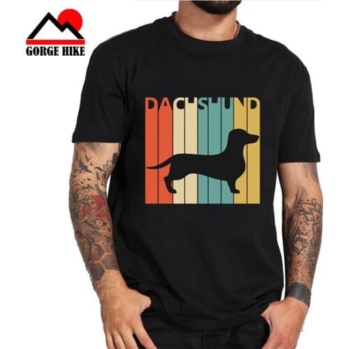 Standard Dachshund Shirt Retro Vintage Cool Wiener Dog Weenie Mama Funny Dackel Gift Puppy Pet Lover Owner Men Teckel T-Shirt