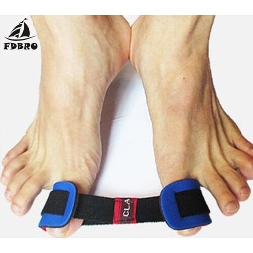 FDBRO 2019 New Hot Fitness Foot Bone Thumb Training Stretcher Workout Foot Care Training Correction Band Tape Bands Free Ship