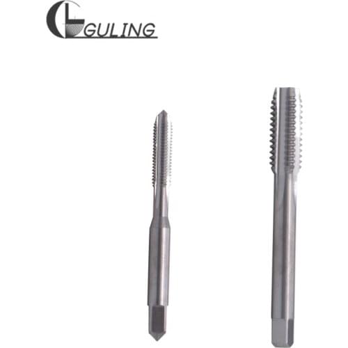 Metric Tungsten Steel Straight Groove Tap M2 M2.5 M3 M4 M5 M6 M8 M10 M12 X0.45 X0.7 X0.8 Machine Screw Thread Taps HRC 55°-62