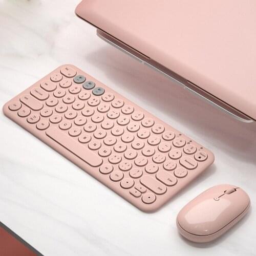 Slim Mini Bluetooth Wireless Keyboard Mouse Rechargeable Gaming For MAC PC Windows Macbook Gamer Laptop Keypad Computer Mice