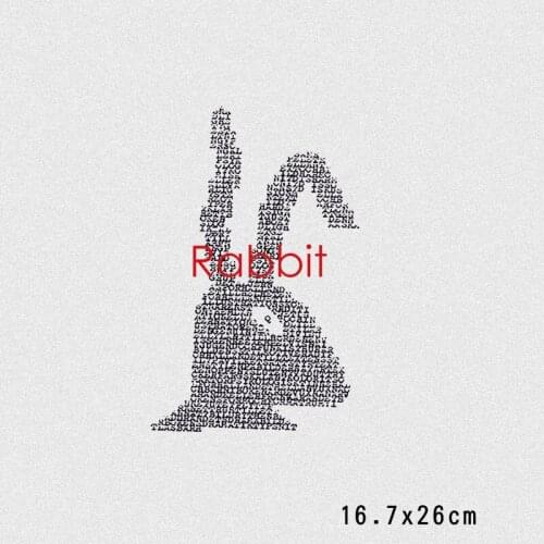 Fashion Letter Patches Hot Heat Transfer Cloth Printing Sticker DIY Iron On Clothing Bag Shoes Customization Logo