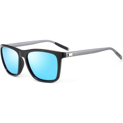 Mens Metal Polarized Sunglasses Unisex Aluminum+TR90 Sunglasses Polarized Lens Vintage Eyewear Accessories Sun Glasses 387