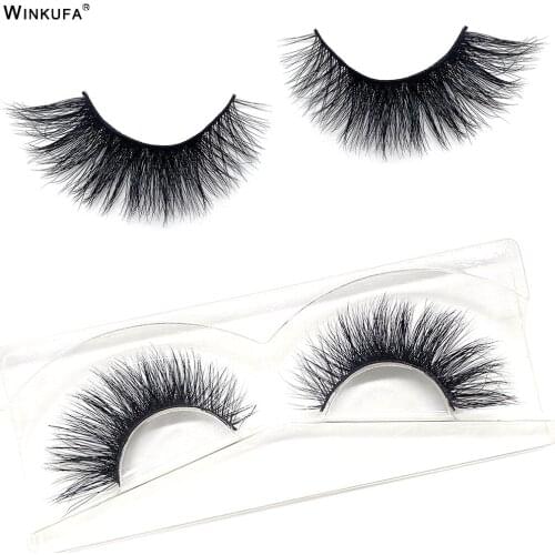 Wholesale 21mm Lashes Fake Eyelash Extension Natural Fluffy No Box Thick Crisscross 5D Mink False Eyelashes