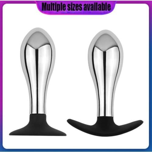 Couple Toys 2021 New Metal Thumb Anal Butt Plug Expander Fun Masturbation Massage Stick Dilatory Adult Orgasm Flirt Sex Products