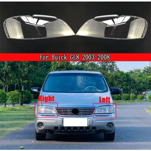 Car Headlight Cover Lens Glass Shell Front Headlamp Transparent Lampshade Auto Light Lamp For Buick GL8 2003~2008