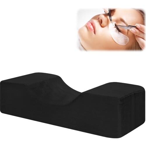Eyelash Extension Pillow, U-Shape Ergonomic Curve Memory Foam Neck Support Beauty Salon 2021 New Style