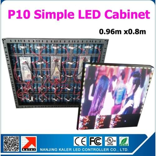 TEEHO Manufacturer supply 0.96mx0.8m led video screen board RGB P10 led panel FIXED installation led videowall sign billboard