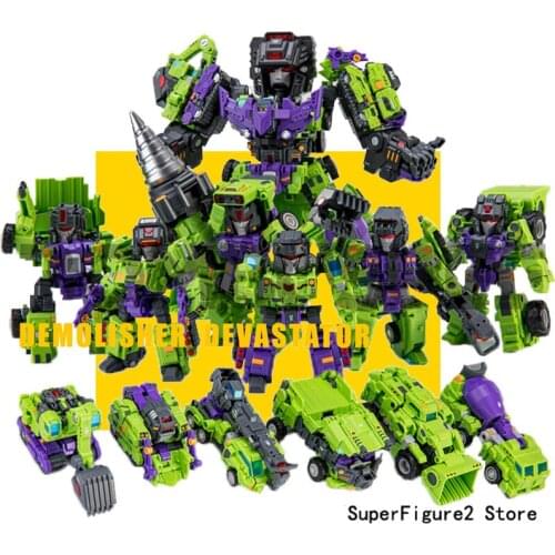 Transformation Master Made SDT-08 Demolisher Devastator Full Set Action Figure Robot PVC Children Gift Combiner