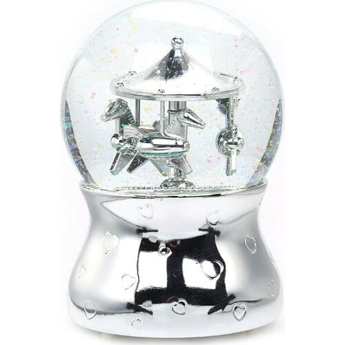 Christmas Friends Shiny Crystal Ball Crafts Birthday Gift Girl Trojan Gift