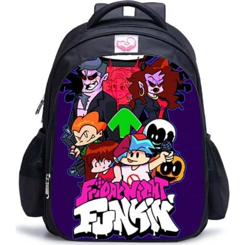 New Friday Night Funkin Games Backpack 3D Print Backpack Students School Bag 16Inch Orthopedics Book Bag Unisex Mochila feminina