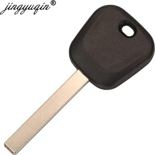Jingyuqin 10X Transponder Chip Car Key Shell For Chevrolet Cruze Camaro Sonic Silverado Malibu Equinox Tahoe Suburban Fob Blanks