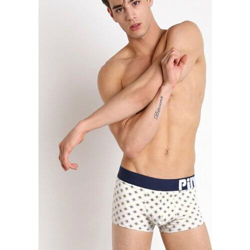 Pink Heroes Underwear Mens Boxer Shorts Male Panties Fashion Underpants Cotton Comfortable Breathable Sexy U-shaped Pouch