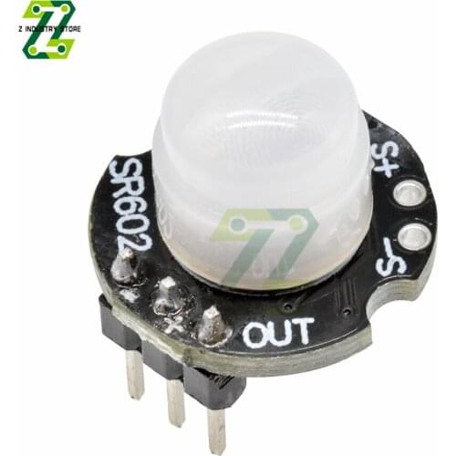 1PCS SR602 Miniature Human Body Infrared Sensor Module Pyroelectric Probe Inductive Switch Sensor Module