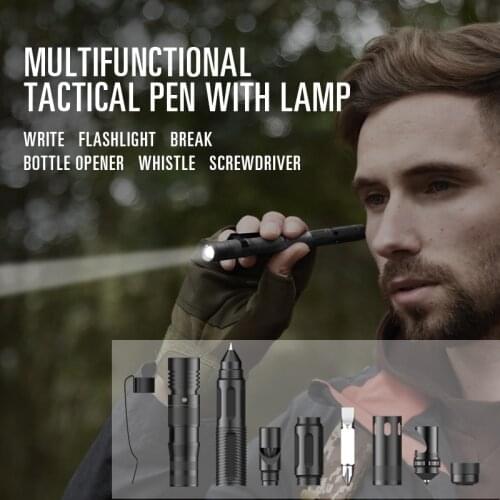 1pcs Tactical Pen Outdoor Self Defense Police Military Emergency Gear Broken Window Protection