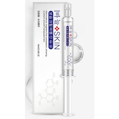 10ml Needle Container Mask Essence Tighten Shrink Pores Brighten Skin Hydrating Moisturizing Anti Aging