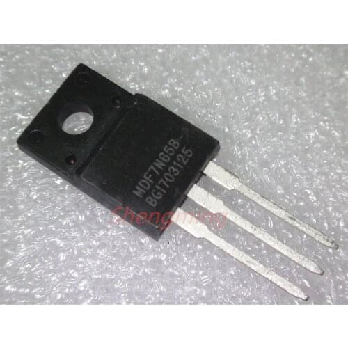 10PCS MDF7N65B TO-220F