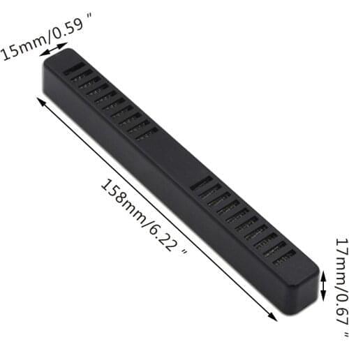 1x New Black Tobacco Smoking Cigar Humidor Humidifier Bar-type Rectangle Humidor