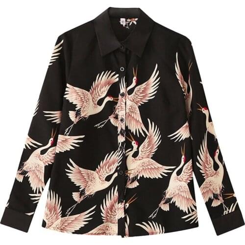 2020 Korean Version of The Slim Long-sleeved Top Female Shirt Female Vintage Women for Clothes Ladies Blusas plus size 3XL1010