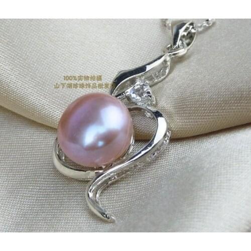 4 COLOR!! 9-10MM Super Big Size Natural Freshwater Pearl Pendant Fashion Jewelry for Young Lady/Women/Girls, 100pcs/lot