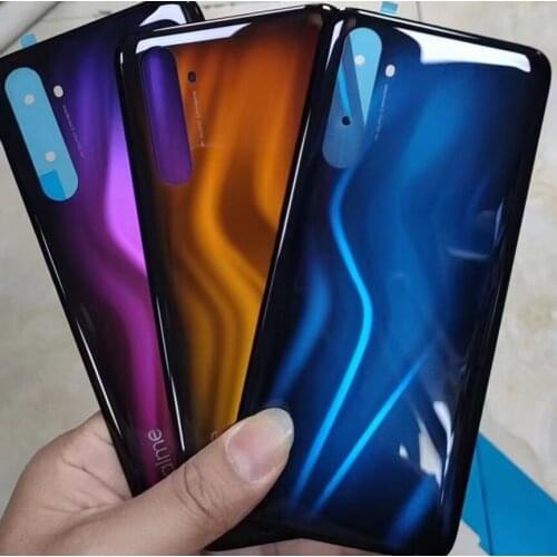 6Pro Housing For Oppo Realme 6 Pro Glass Battery Cover Repair Replace Back Door Phone Rear Case + Logo Sticker