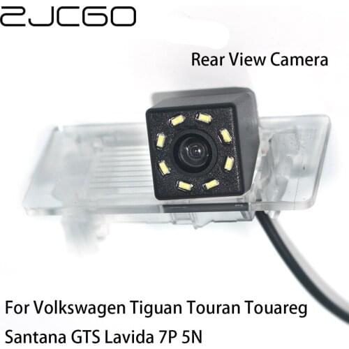ZJCGO Car Rear View Reverse Back Up Parking Waterproof Night Vision Camera For Volkswagen Tiguan Touran Santana GTS Lavida 7P 5N