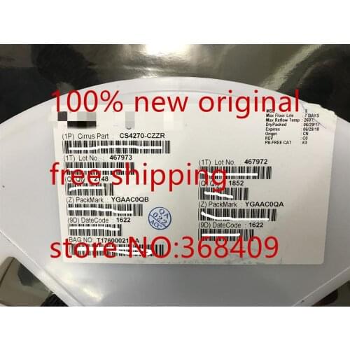 CS4270-CZZR CS4270 CS4270-CZ TSSOP24 100% NEW original STOCK freeshipping 5PCS-200PCS/LOT