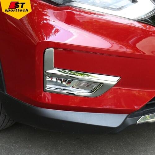 For Nissan X-Trail X Trail 2017 2018 2019 ABS Chrome Rear Fog Light Lamp Cover Trim
