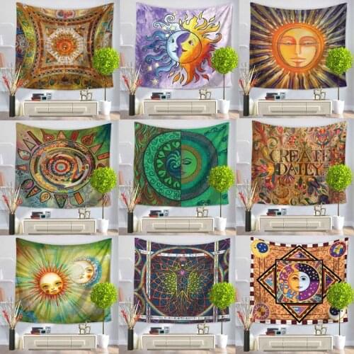 Skull Tapestry Hippie Exotic Printed Tapestry Polyester Mandala Wall Hanging Gobelin Home Decor 130x150 150x200cm