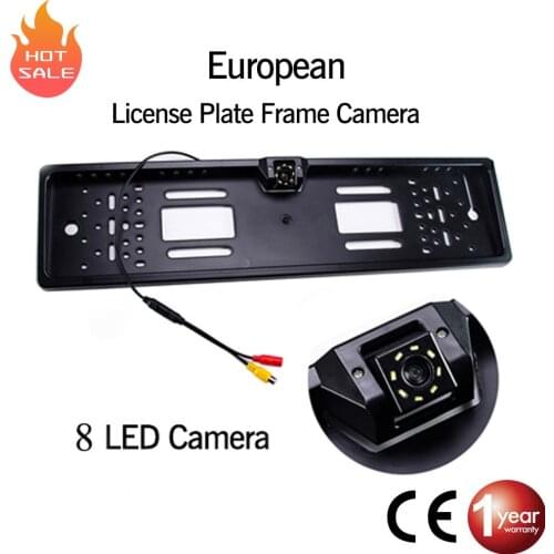 8 LED IR Night Vision Car Rear View Camera 170 Degree Wide Angle HD Color Image Waterproof Backup Reverse Parking Camera newest